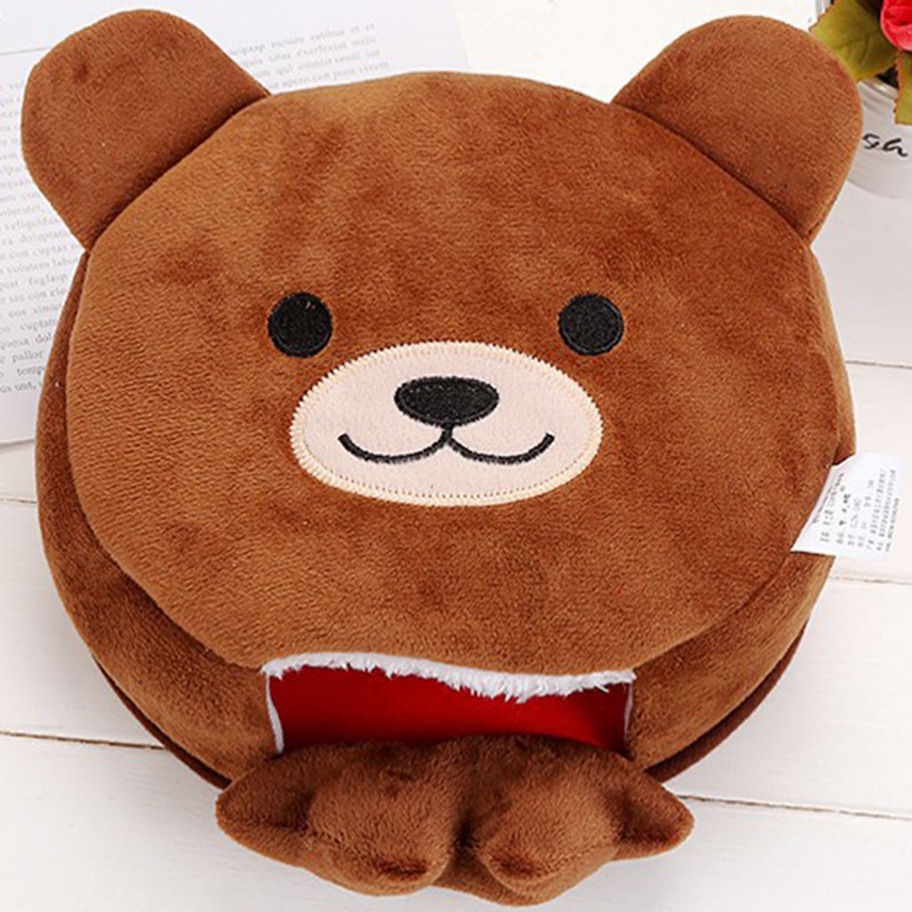Heated Mouse Mat Hand Warmers with Wrist Guard for Work Men Women Bear