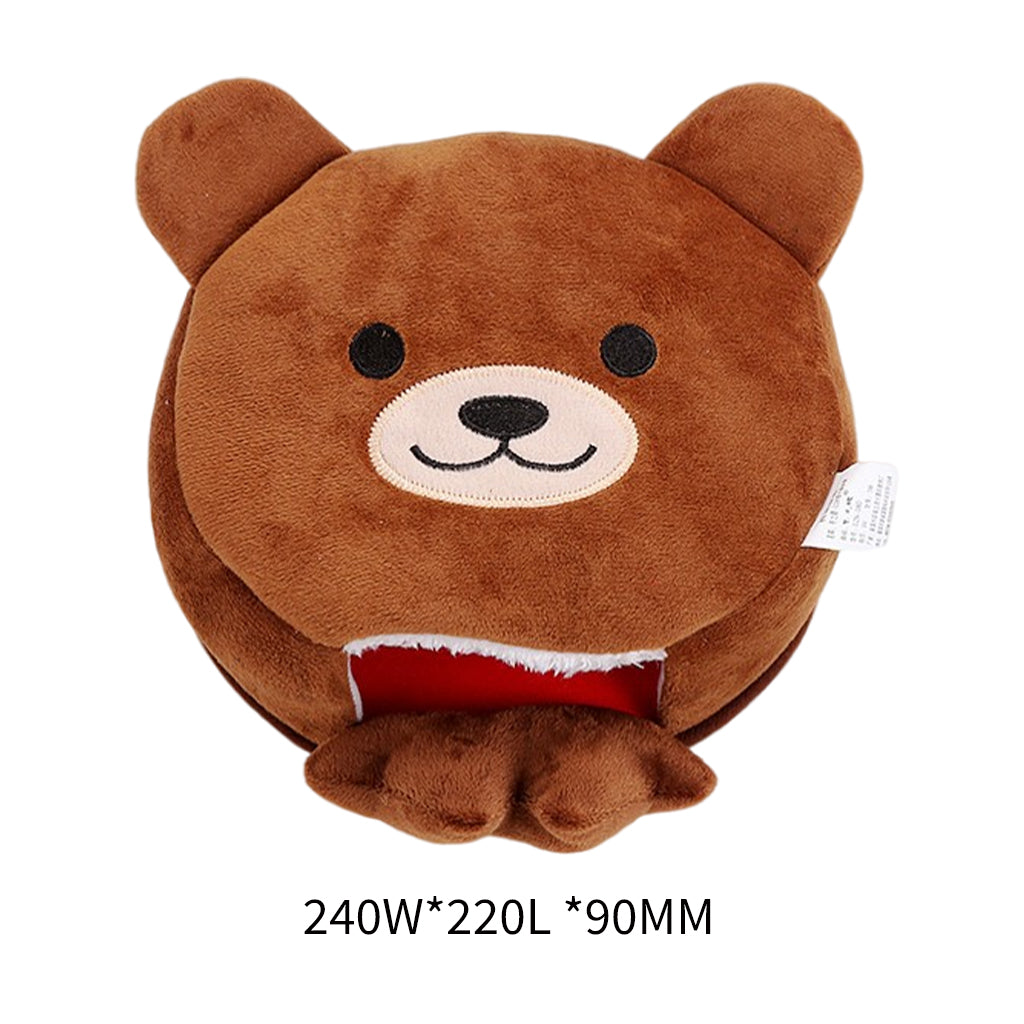 Heated Mouse Mat Hand Warmers with Wrist Guard for Work Men Women Bear