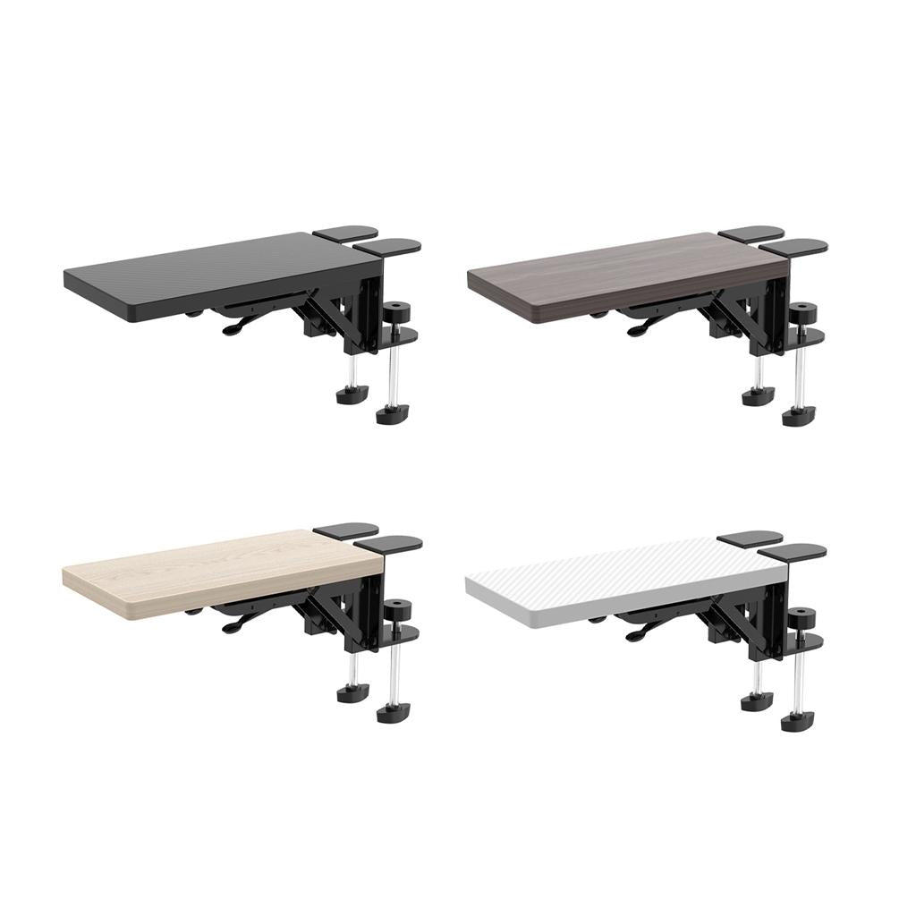 Wood Computer Arm Rest for Desk Folding Computer Desk Extender for Desk Black