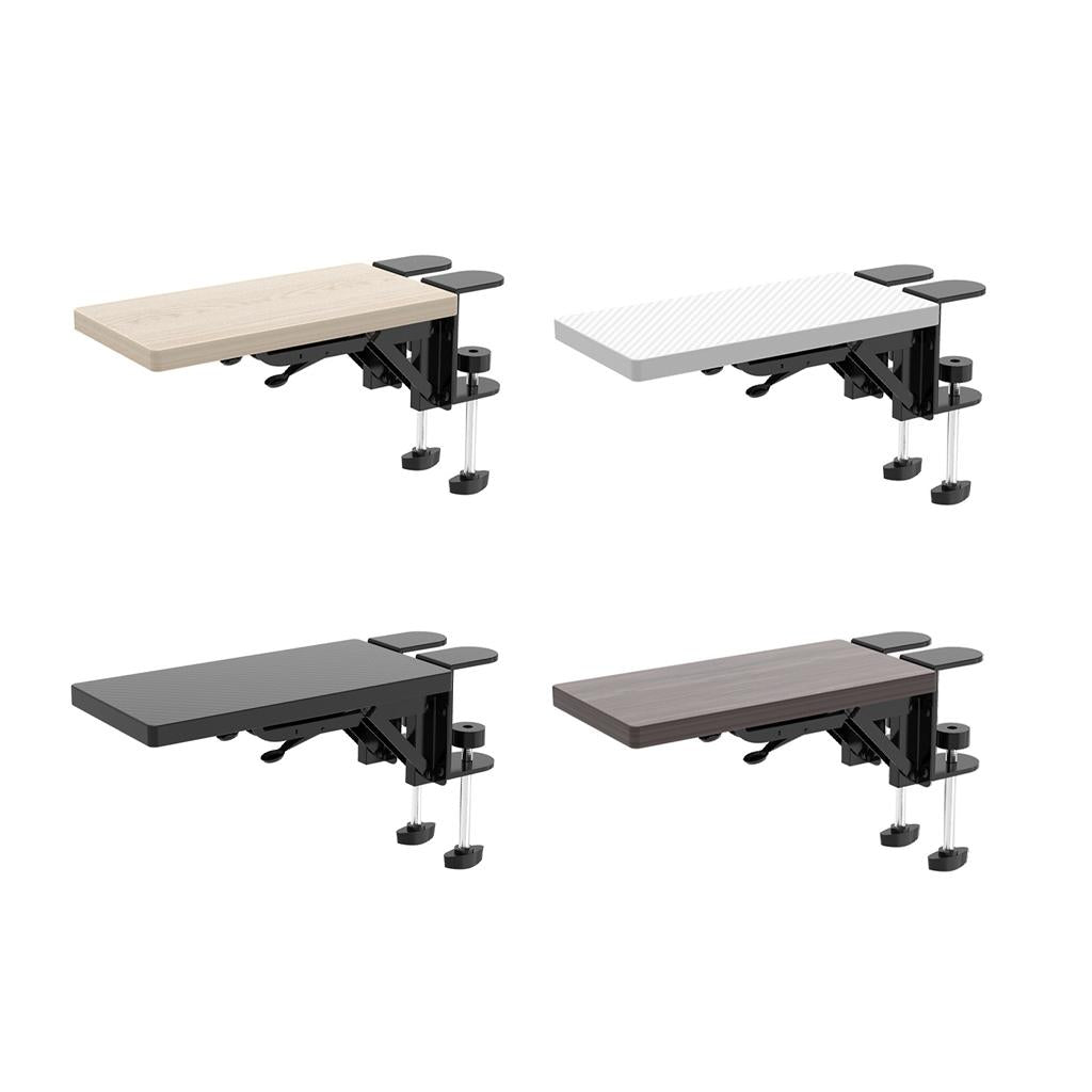 Wood Computer Arm Rest for Desk Folding Computer Desk Extender for Desk Black