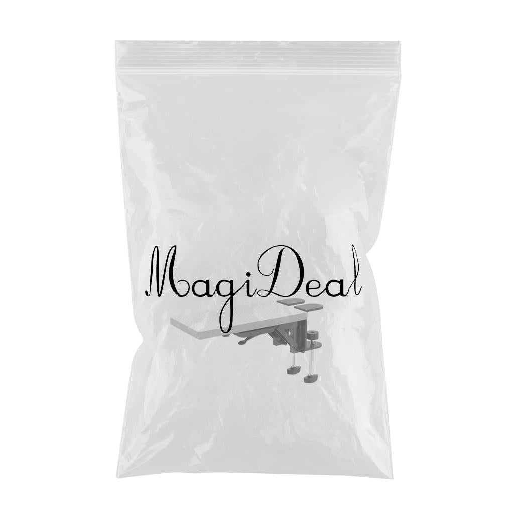 Wood Computer Arm Rest for Desk Folding Computer Desk Extender for Desk White