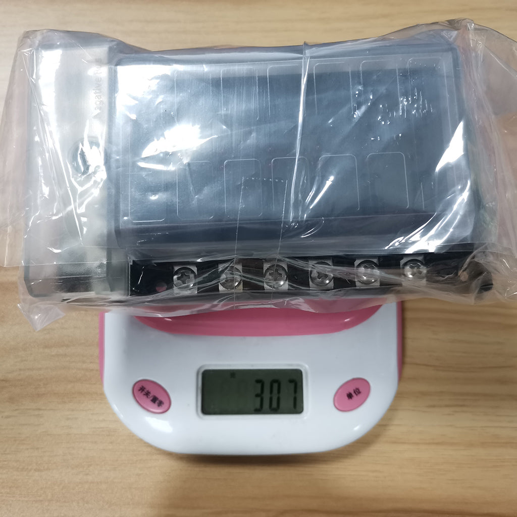 PC PBT Brass Car Blade Fuses Assortment Kit with Decal for Auto Truck Parts 12Way 12Negative Bus