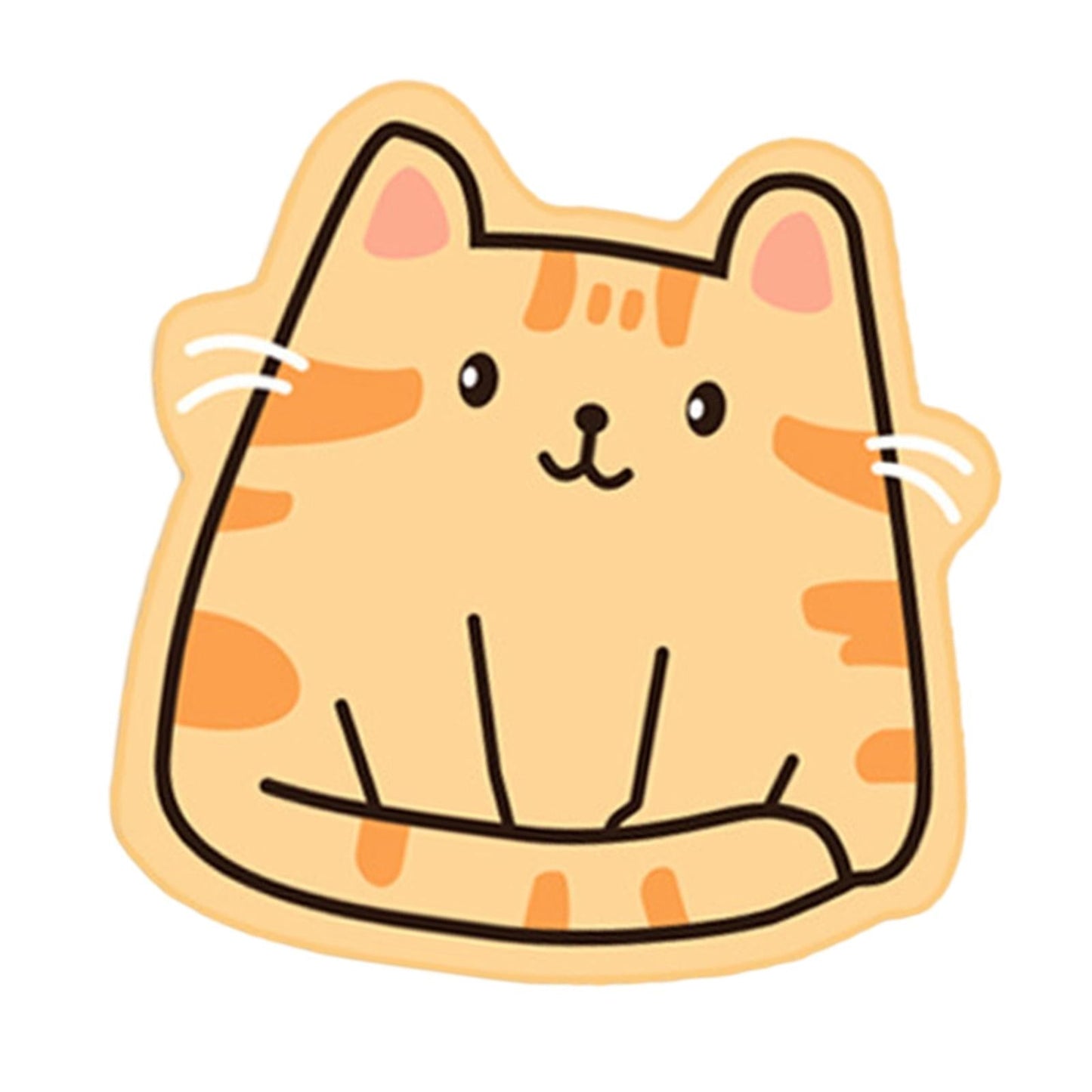 Mouse Pad Cute Kitten Foldable 3mm Thick Non-Fading for Office Home Laptop 21x26cm