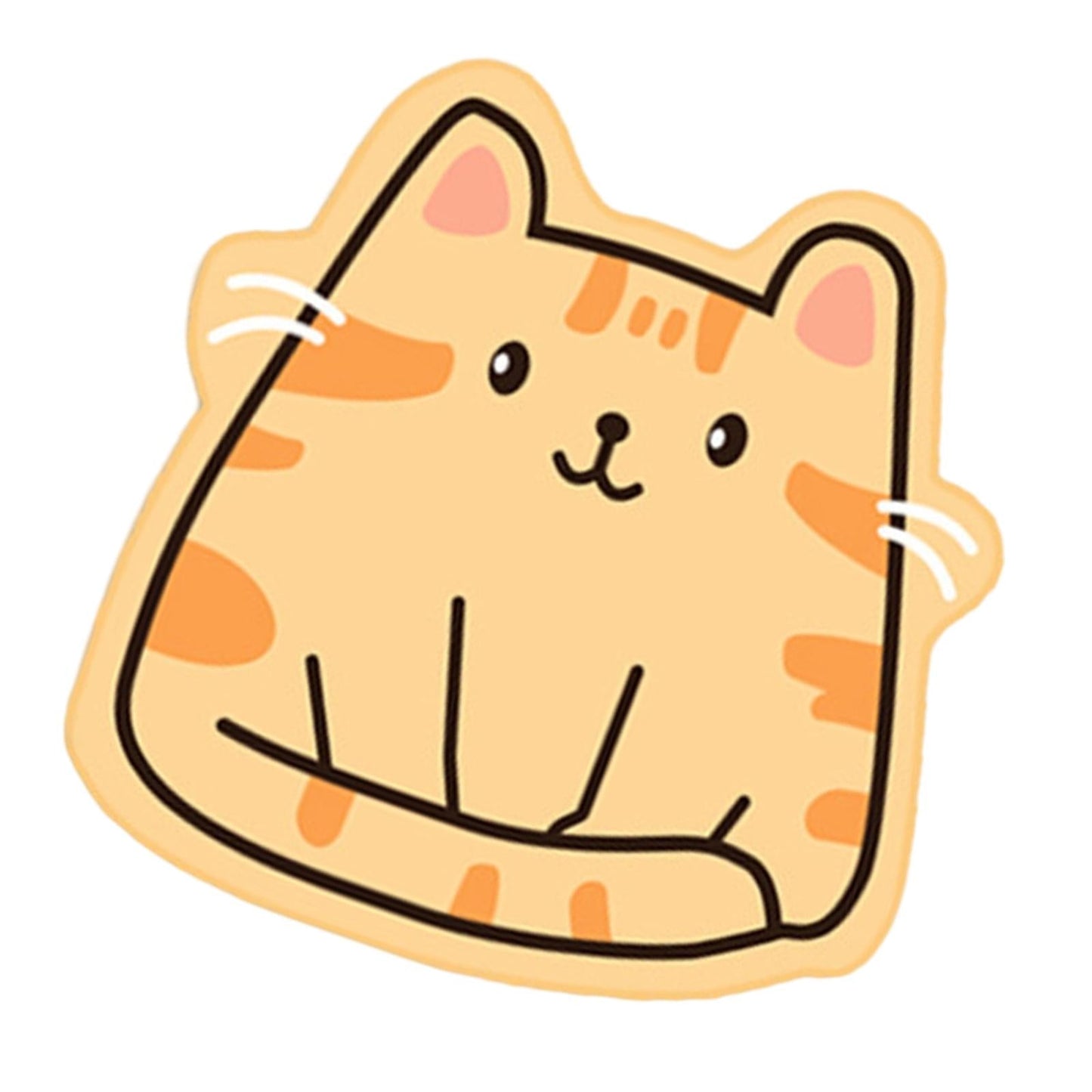 Mouse Pad Cute Kitten Foldable 3mm Thick Non-Fading for Office Home Laptop 21x26cm