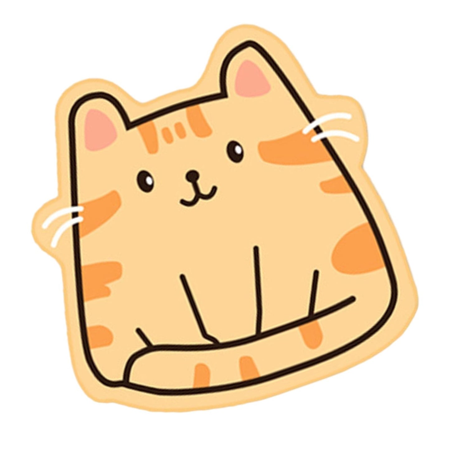 Mouse Pad Cute Kitten Foldable 3mm Thick Non-Fading for Office Home Laptop 21x26cm