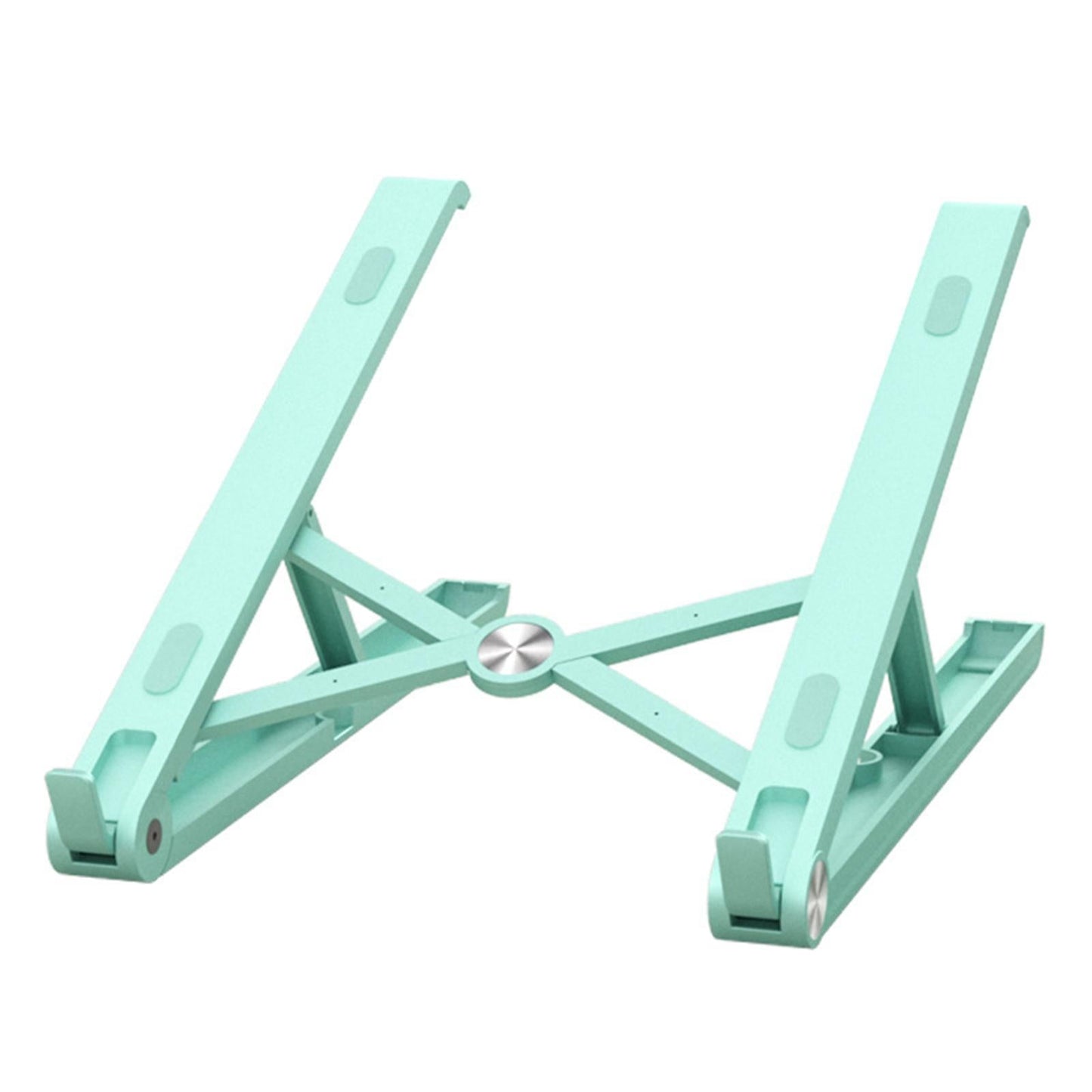 Aluminum Alloy Laptop Stand Riser Lightweight Anti-Slip for Notebook Tablet White