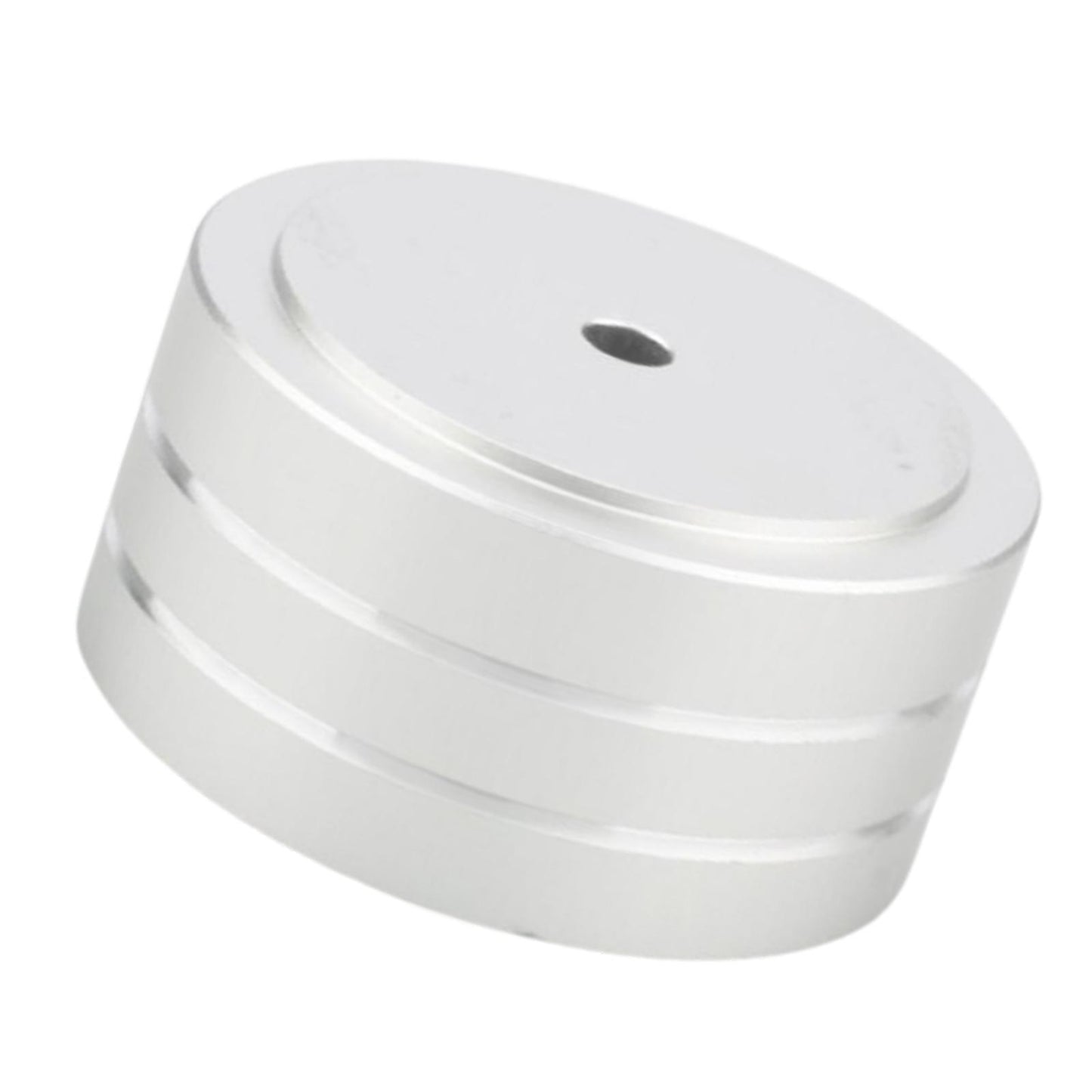 HiFi Aluminum Speaker Feet Shock Pad Spikes for Recorder DAC Devices Silver