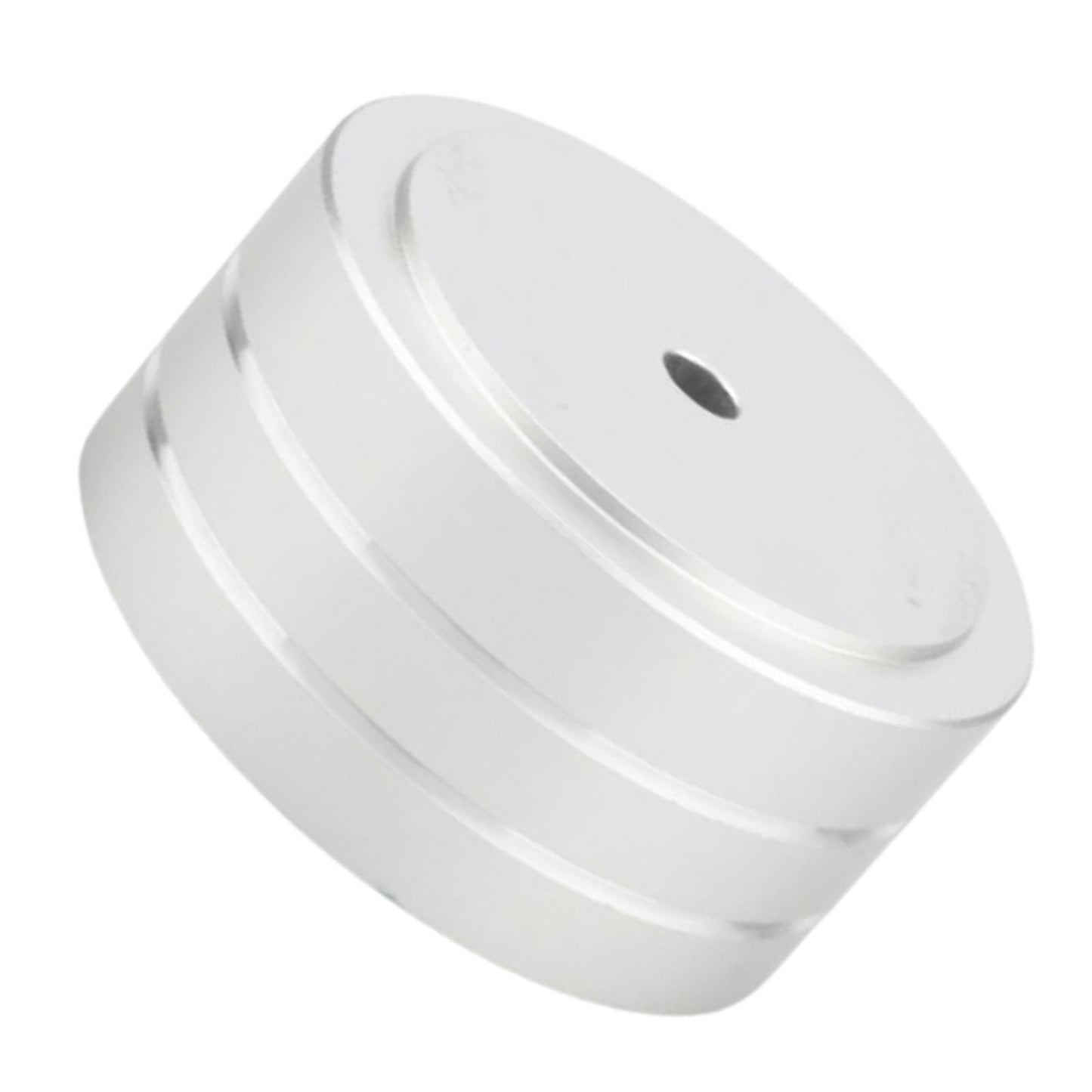 HiFi Aluminum Speaker Feet Shock Pad Spikes for Recorder DAC Devices Silver