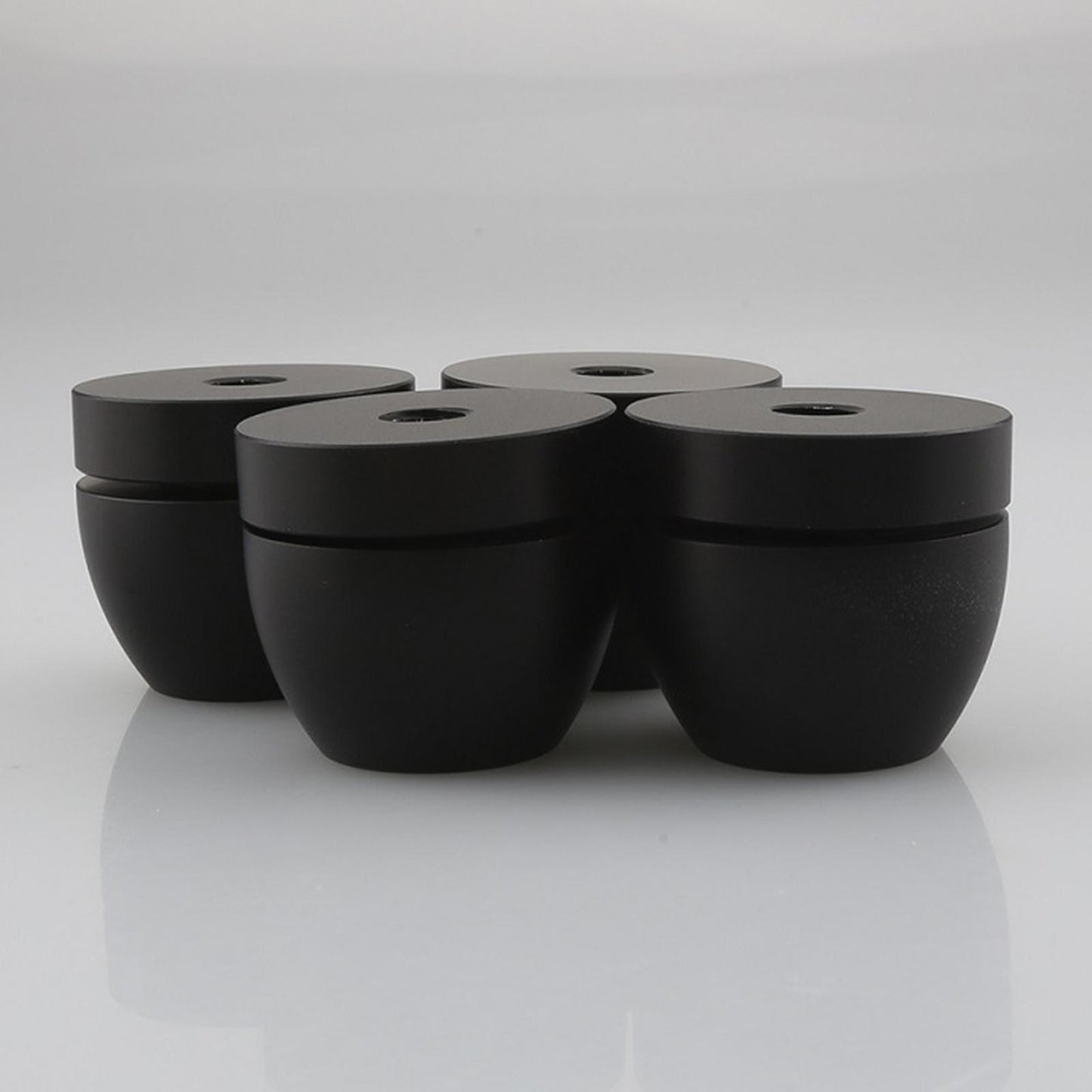 4Pcs Audio Absorber Foot Feet Pads Audio Pads for CD Player Black
