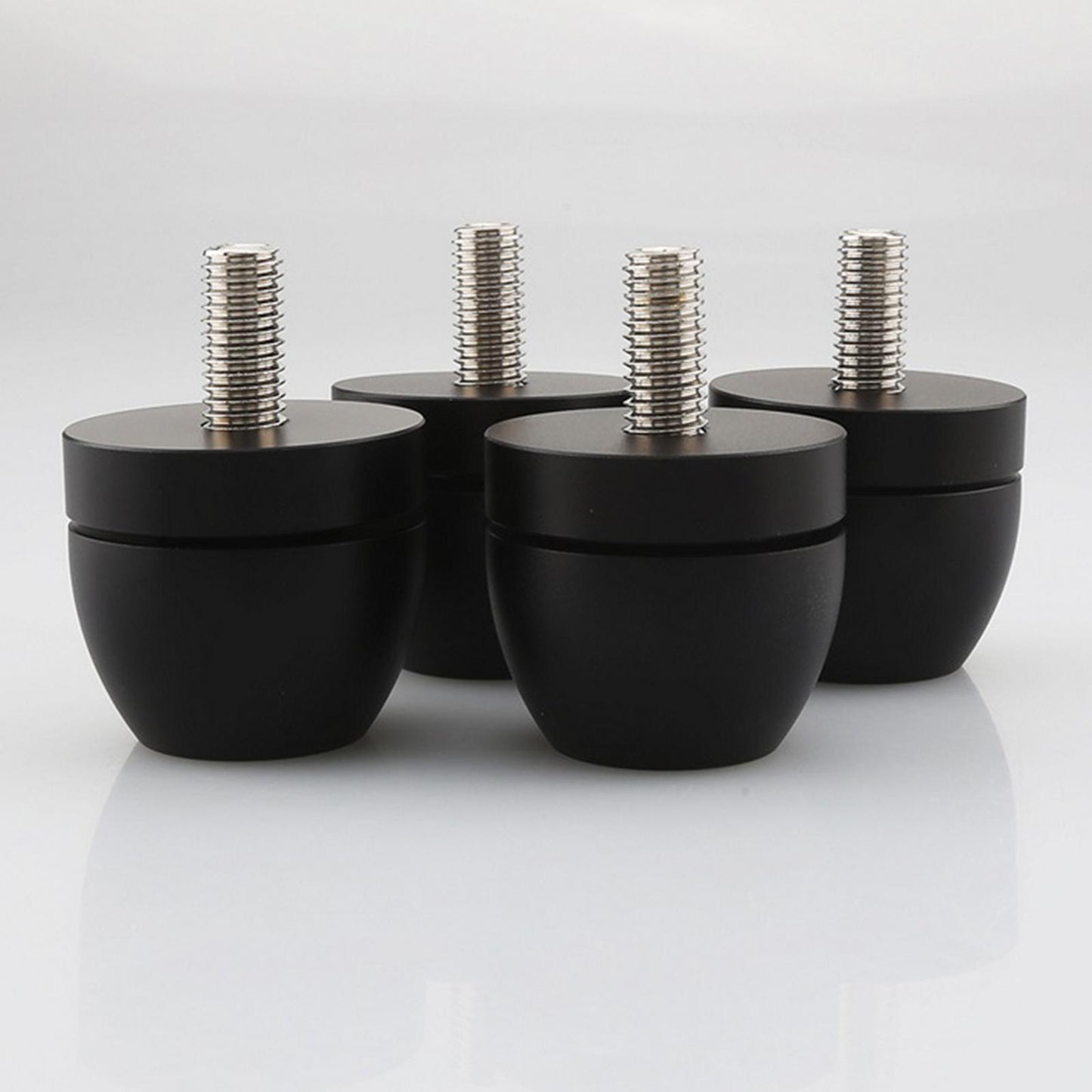 4Pcs Audio Absorber Foot Feet Pads Audio Pads for CD Player Black
