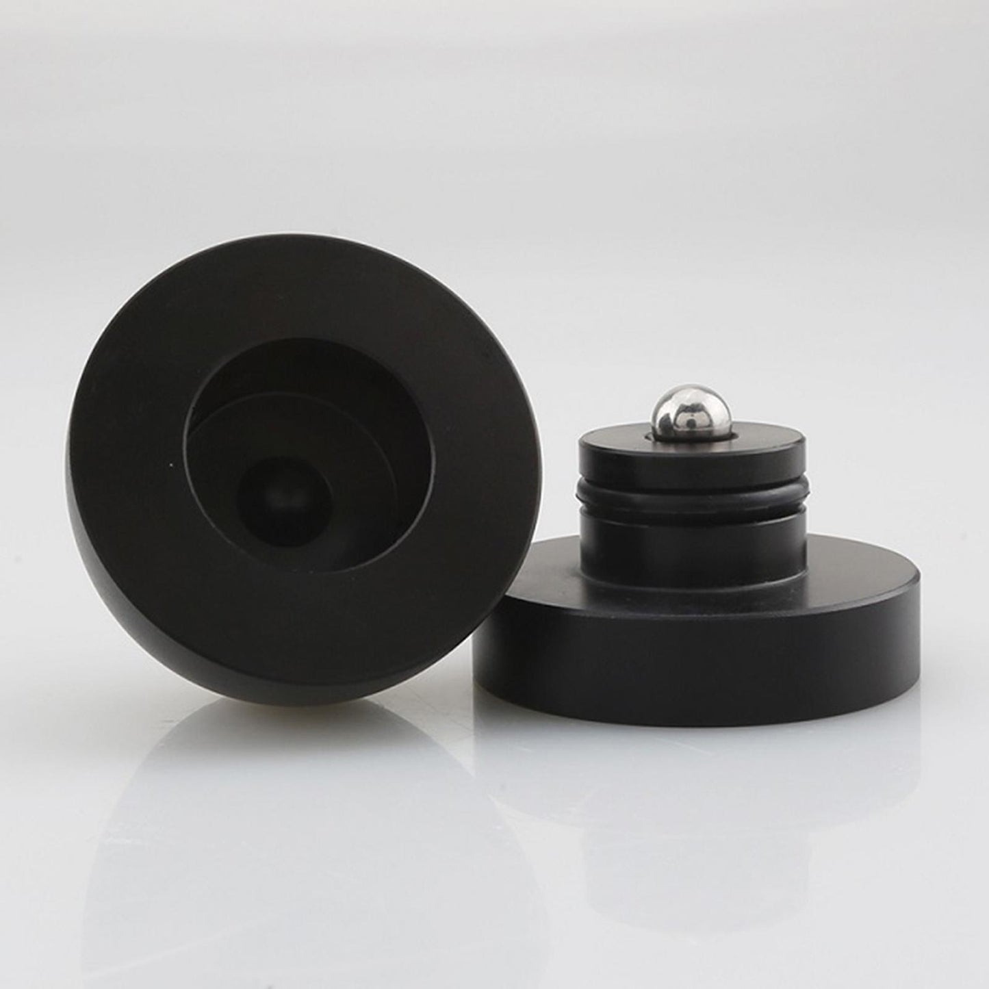 4Pcs Audio Absorber Foot Feet Pads Audio Pads for CD Player Black