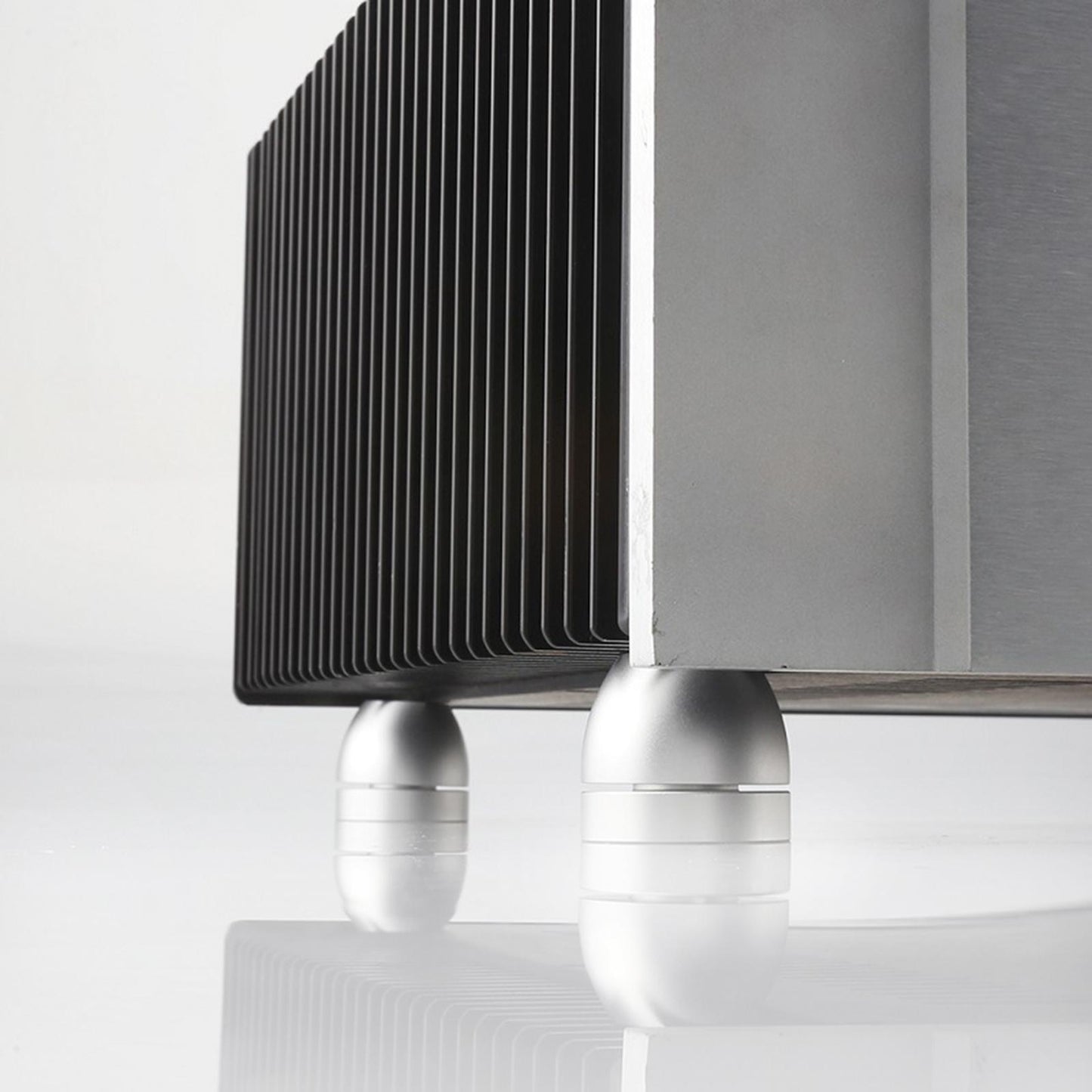 4Pcs Audio Absorber Foot Feet Pads Audio Pads for CD Player Silver