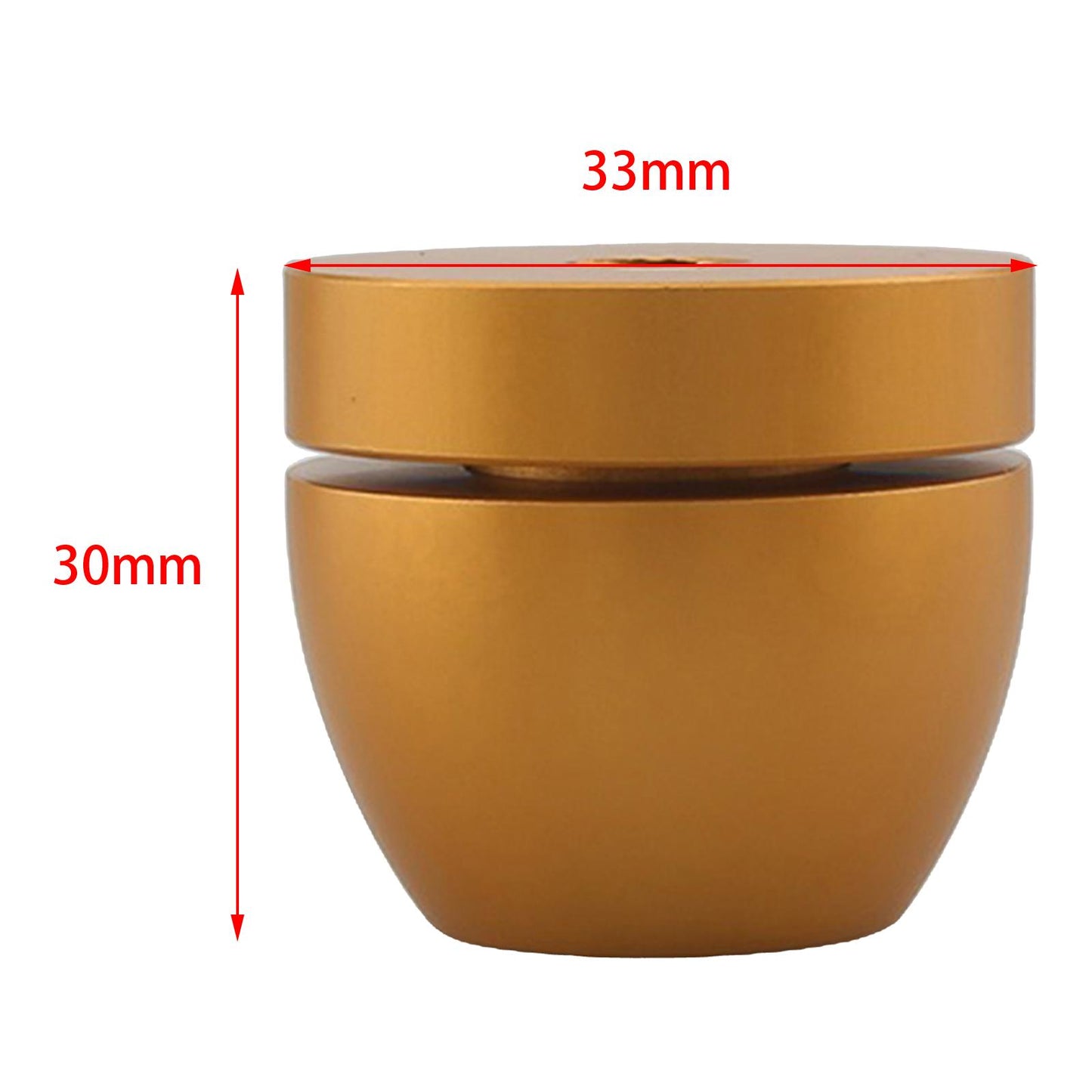 4Pcs Audio Absorber Foot Feet Pads Audio Pads for CD Player Golden