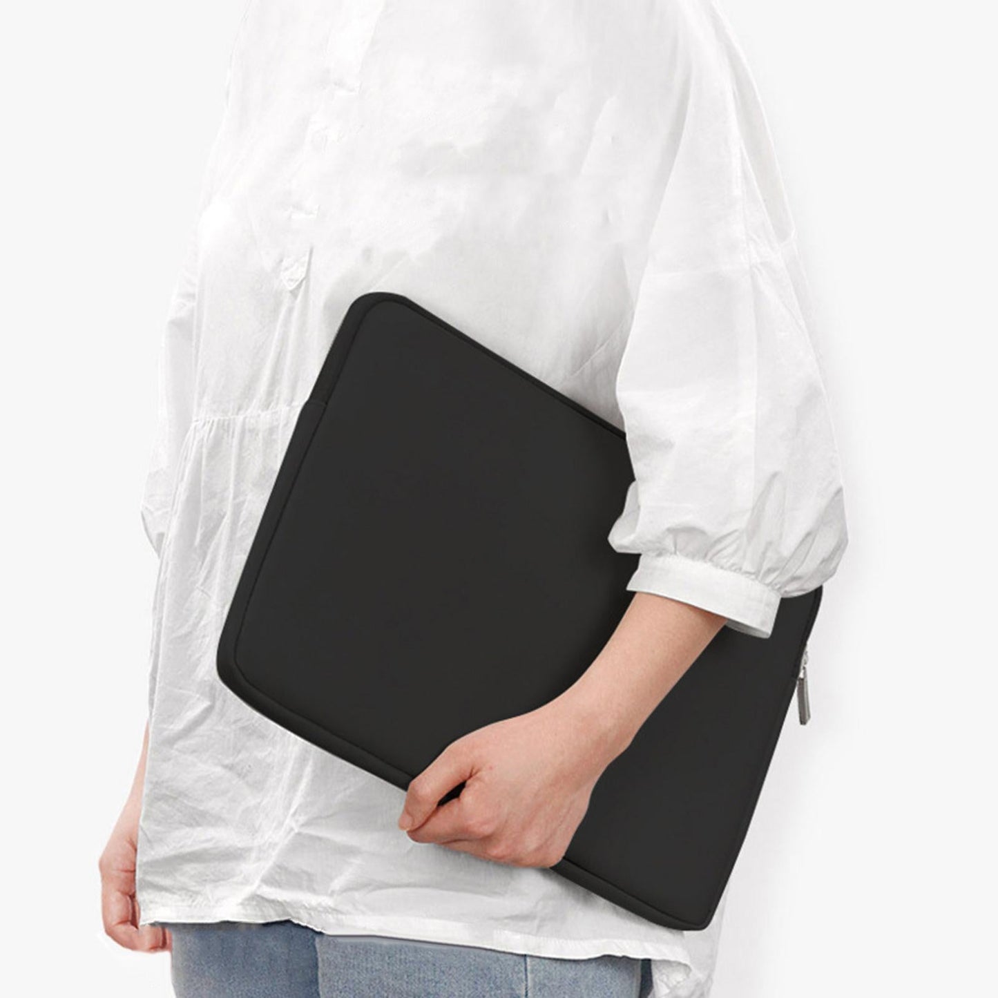 Portable Laptop Bag Travel Carrying Case Outdoor Lightweight Protective black 15inch