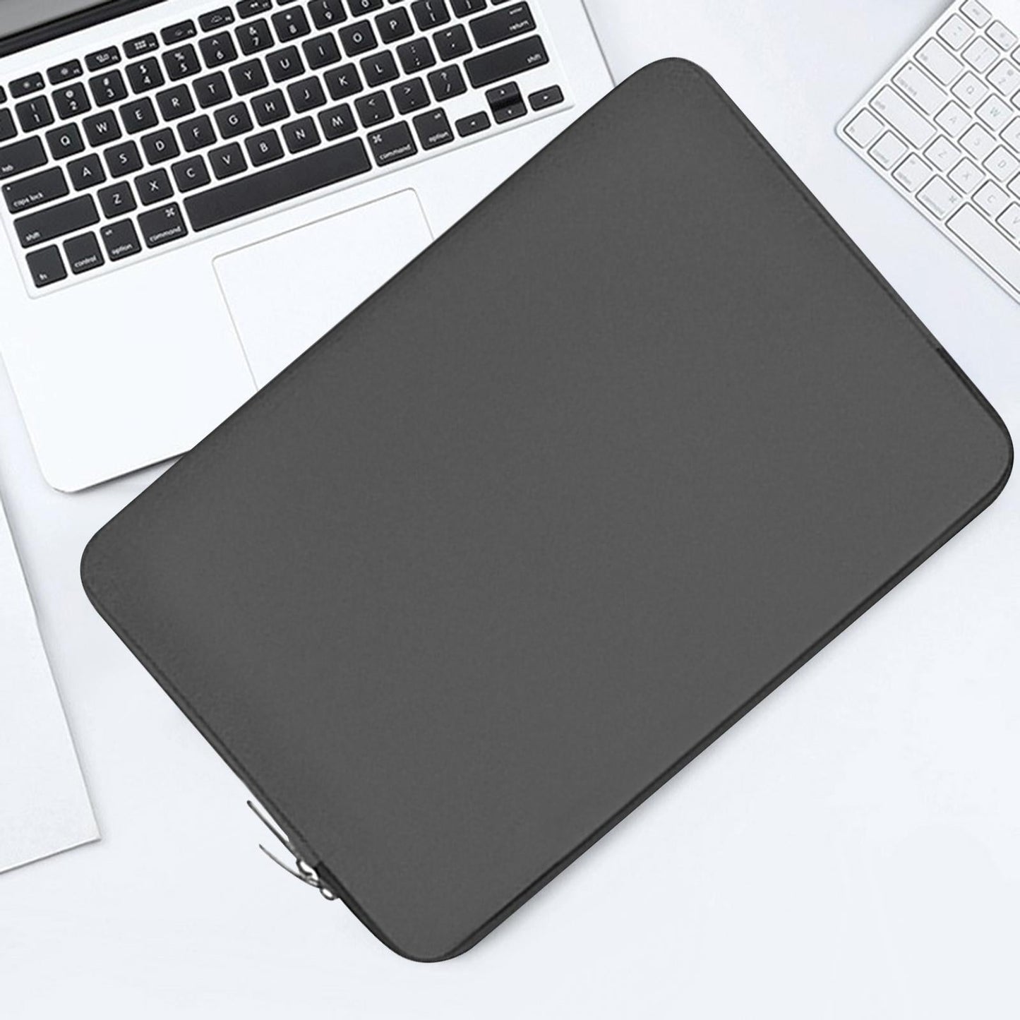 Portable Laptop Bag Travel Carrying Case Outdoor Lightweight Protective gray 15inch