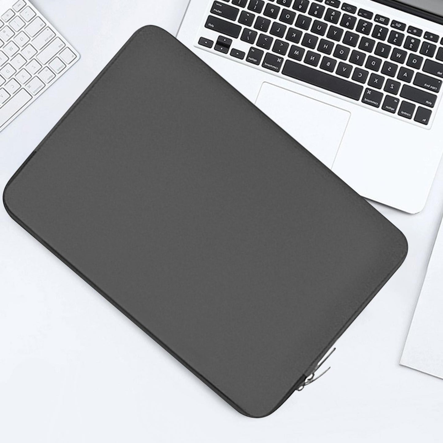 Portable Laptop Bag Travel Carrying Case Outdoor Lightweight Protective gray 15inch