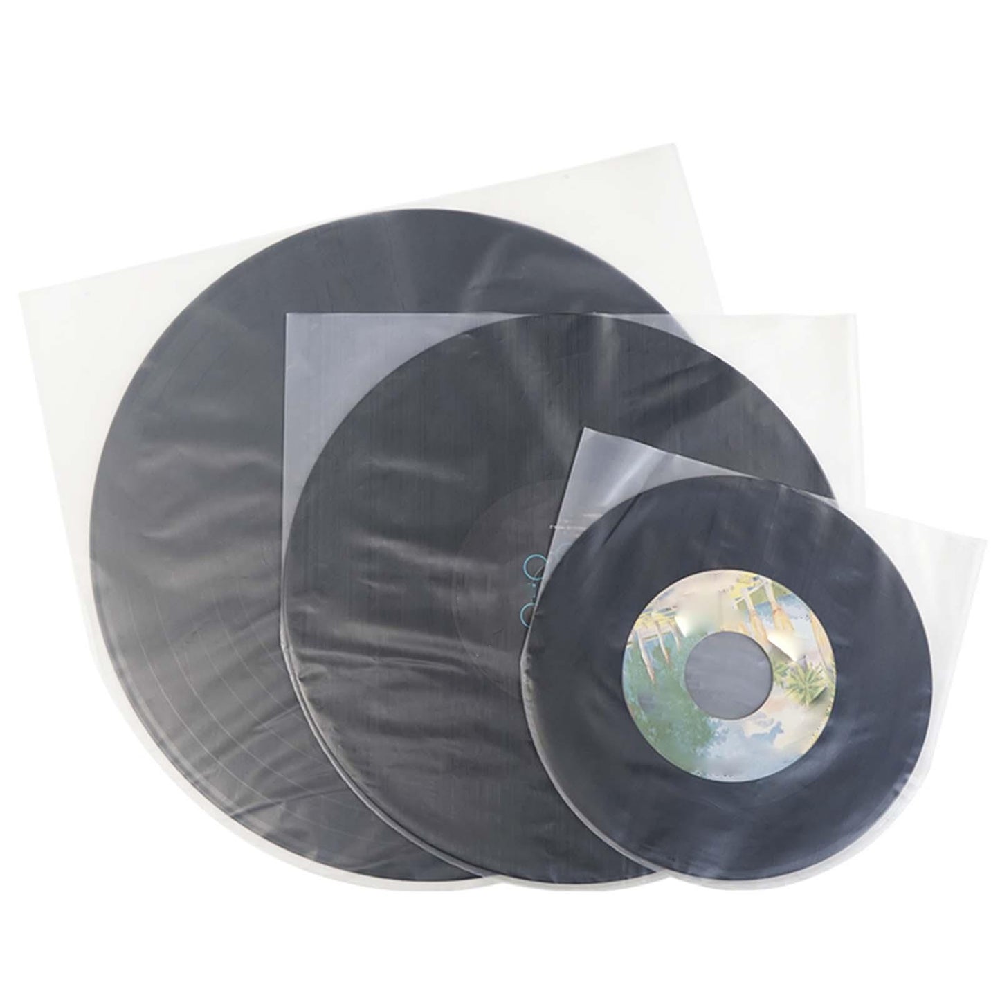 Portable Vinyl Record Inner Sleeves for Gramophone Record Turntable Player 12 inch