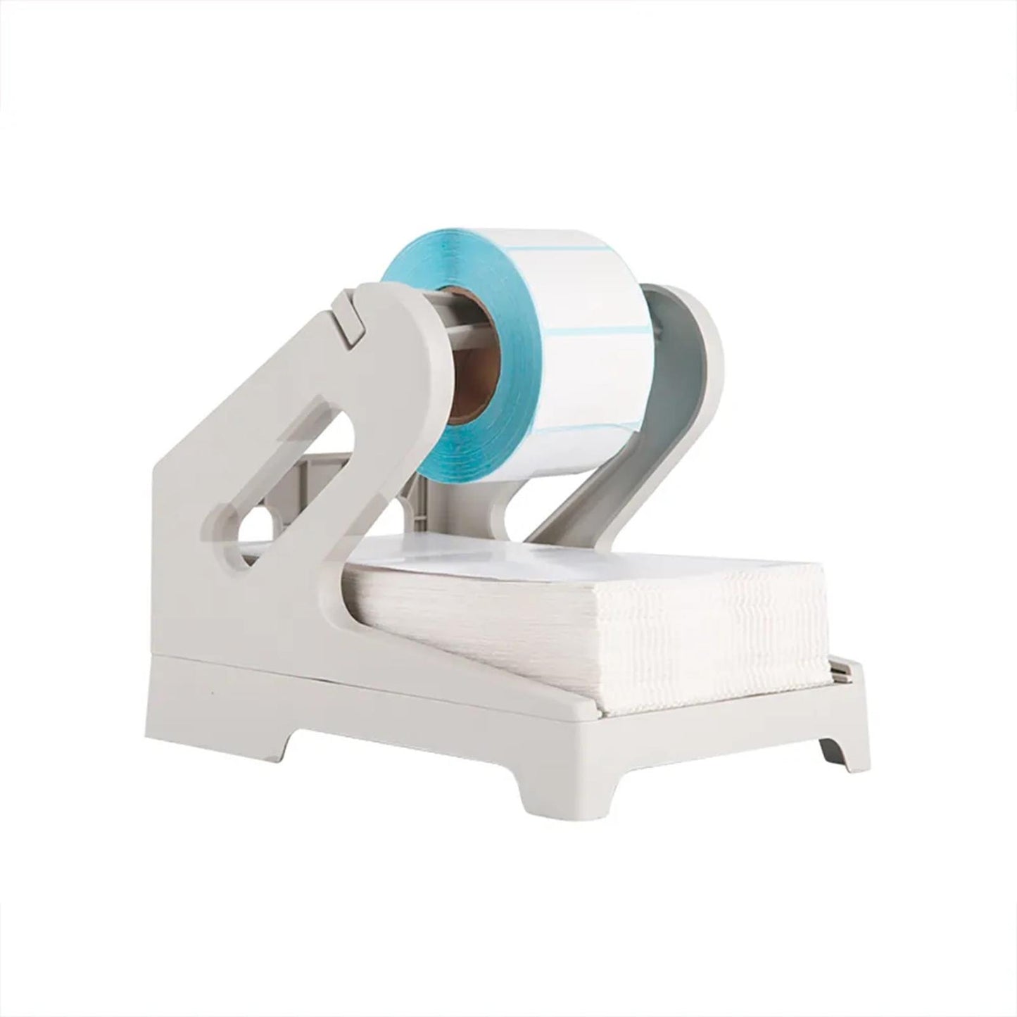 Label Holder Shipping Label Roll Holder for Rolls and Fanfold Labels Factory White