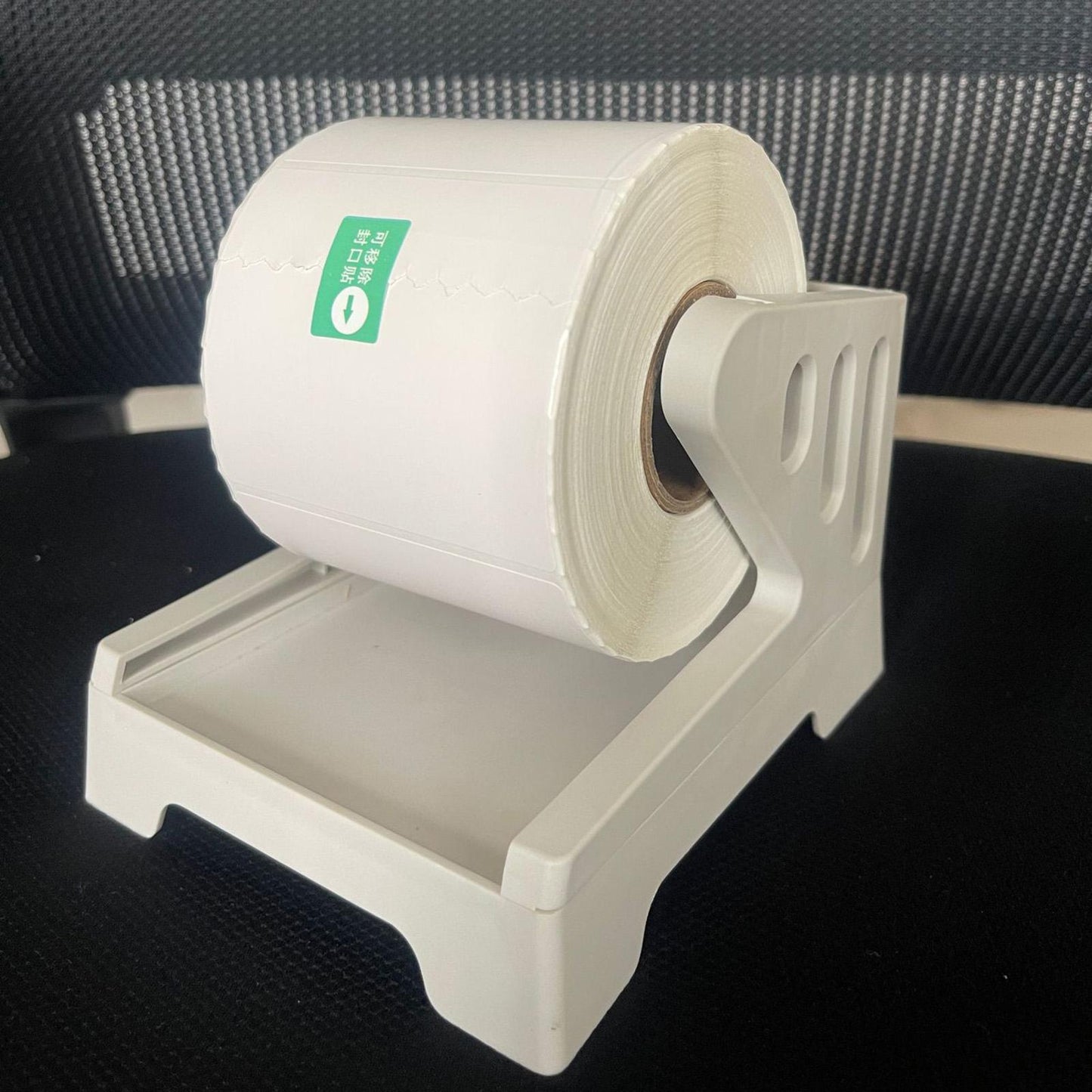 White Thermal Label Holder Durable Length 145mm for Rolls and Fanfold Labels