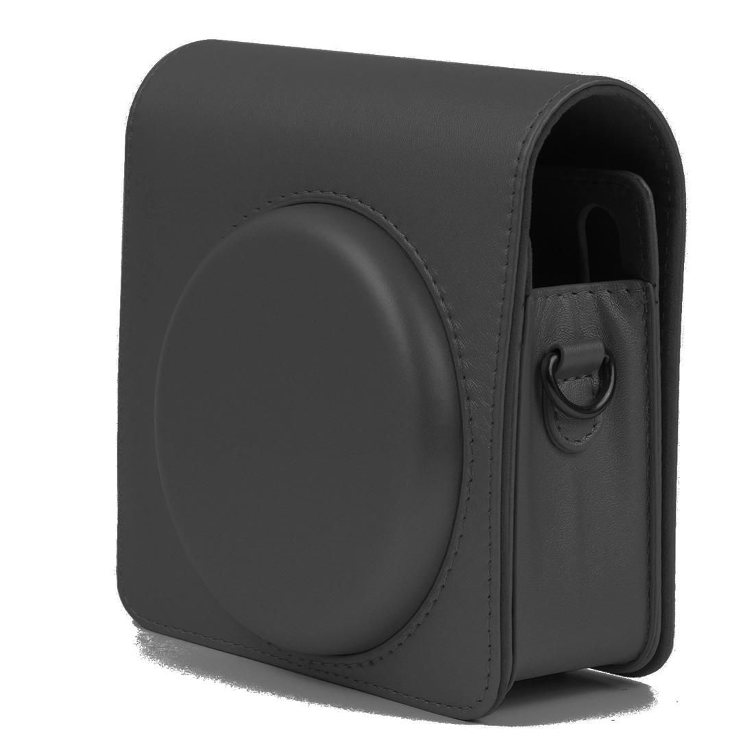 Pearly Lustre PU Leather Case Bag for FUJIFILM Instax SQUARE SQ6 Camera, with Adjustable Shoulder Strap (Light Brown)