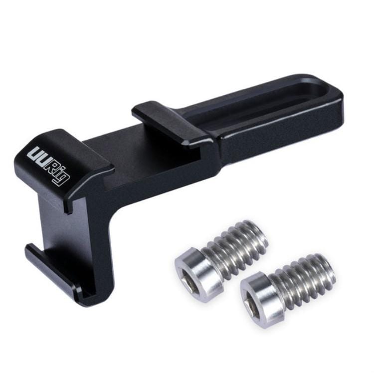 UURig R021 2-Head Hot Shoe Expansion Accessories Microphone Fill Light Extension Bracket for Camera Micro Single