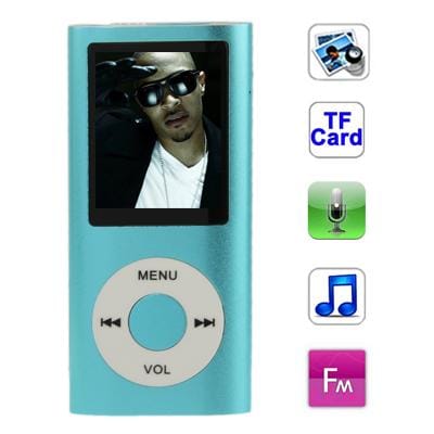 1.8 inch TFT Screen Metal MP4 Player with TF Card Slot, Support Recorder, FM Radio, E-Book and Calendar (Style1)