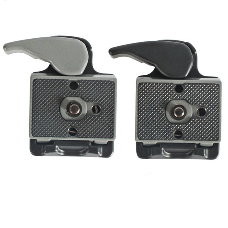 BEXIN Tripod Head Quick Release Plate Holder For Manfrotto 200PL-14 (Black)