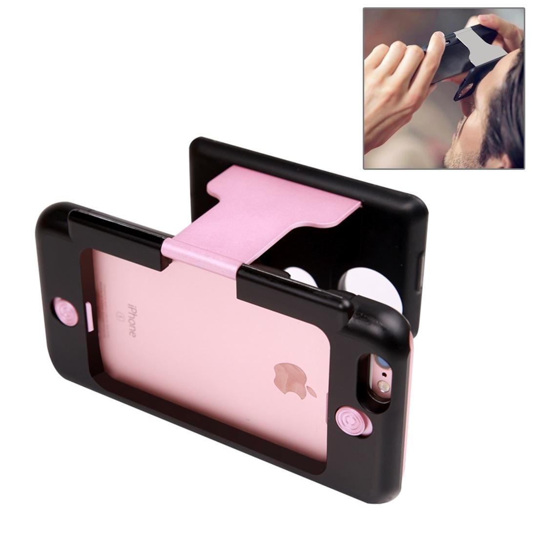 VRCASE Portable VR Glass 3D VR Case Virtual Reality Figment Storm Mirror for iPhone 6 Plus & 6s Plus (Rose Gold)