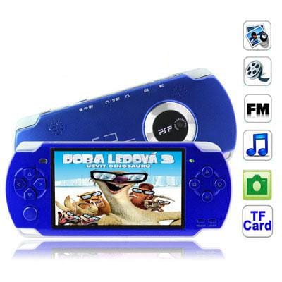 4.3 inch TFT Screen 4GB MP5 player, Support Double 3.5 mm Earphone, Camera, FM Radio, E-Book, Games, TV Out, TF Card Slot (Blue)