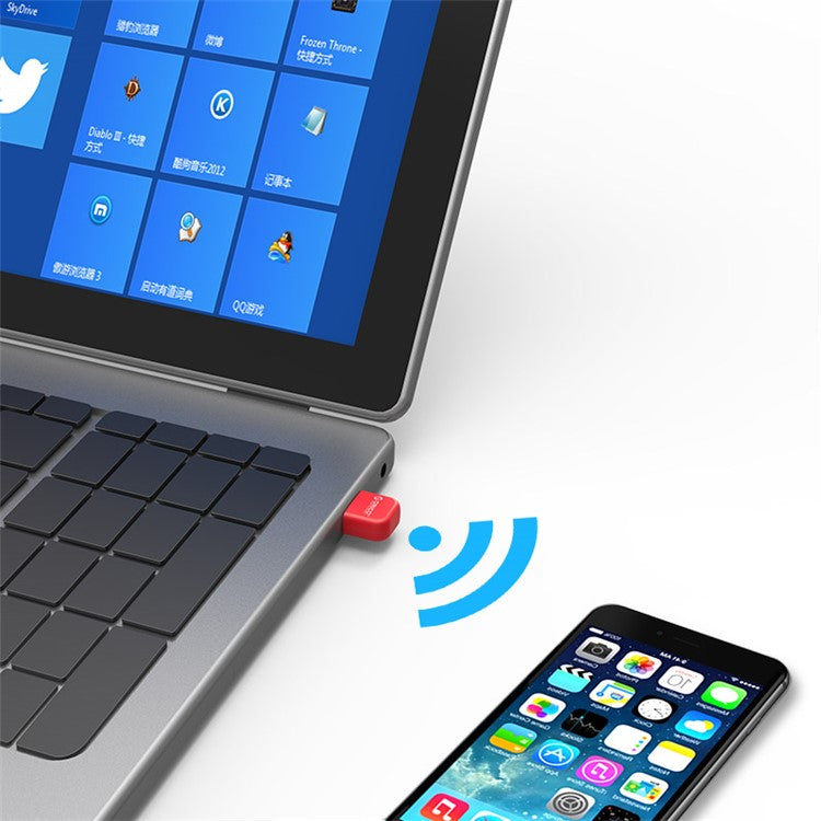 ORICO BTA-403 Portable USB Bluetooth Adapter Dongle for Smartphone Tablet Speaker Headset - Red