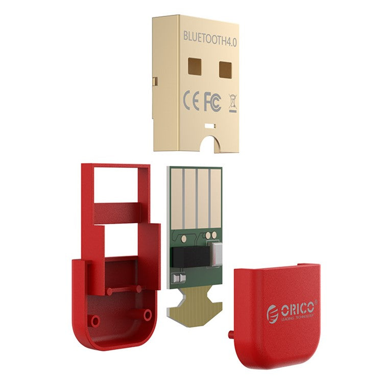 ORICO BTA-403 Portable USB Bluetooth Adapter Dongle for Smartphone Tablet Speaker Headset - Red