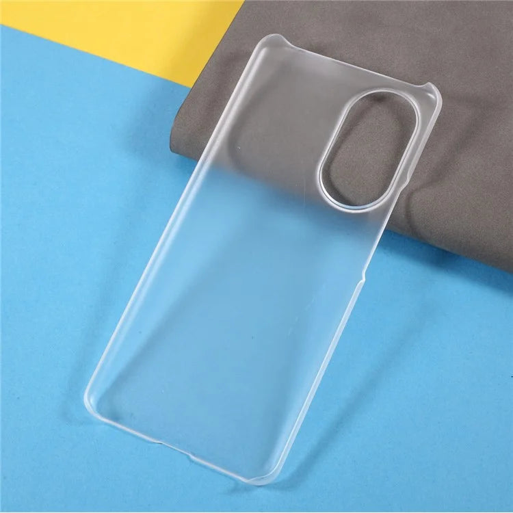 Colorful Rubberized Workmanship Plastic Phone Case for Honor 50 / Huawei nova 9 - Transparent