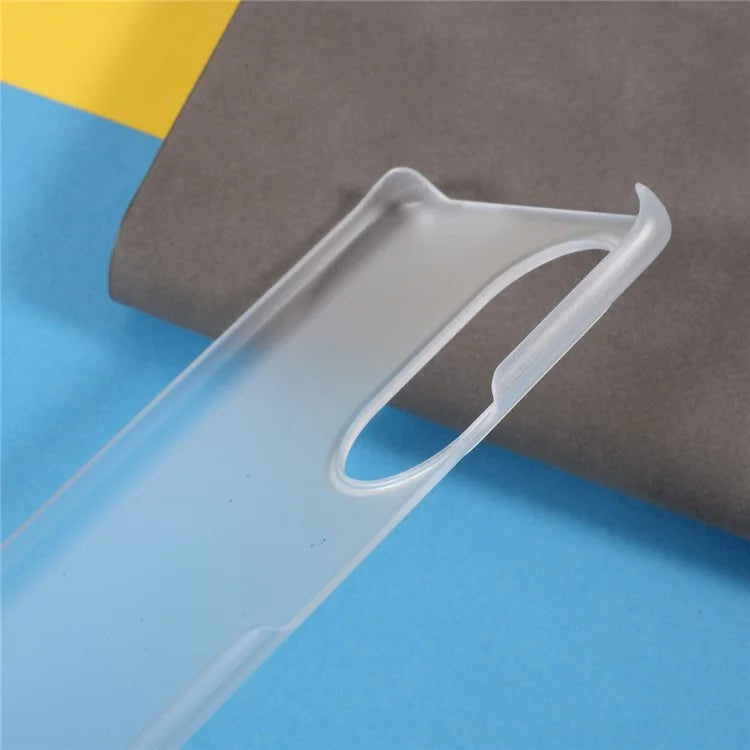 Colorful Rubberized Workmanship Plastic Phone Case for Honor 50 / Huawei nova 9 - Transparent