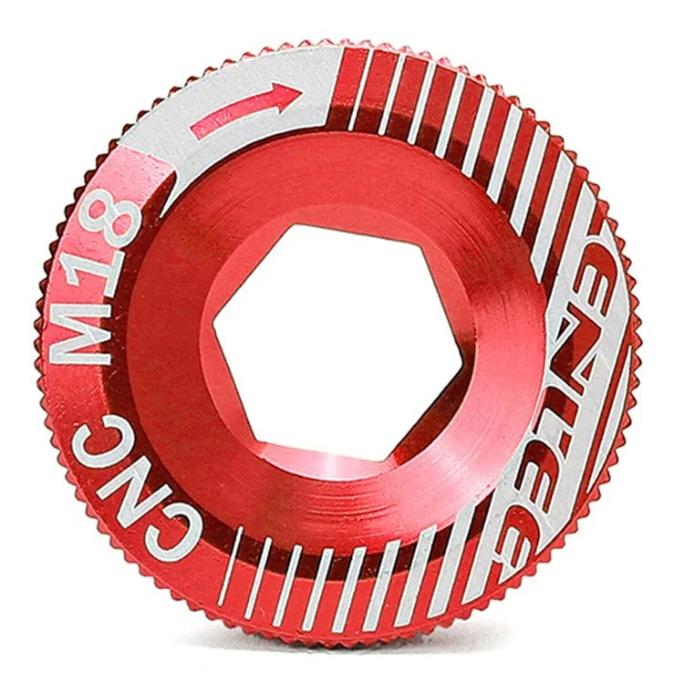 1pc M18 Bike Bicycle MTB Mountain Bike Crank Bolt - Diameter 18mm (Red)