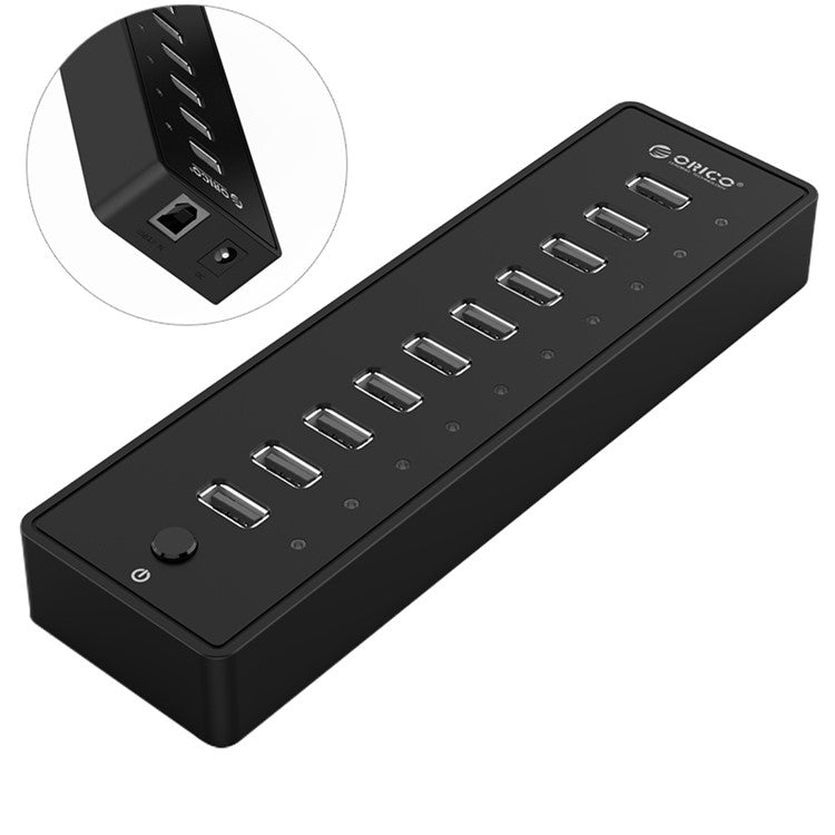 ORICO P10-U2 Multiple Ports USB2.0 Hub 480Mbps - UK Plug