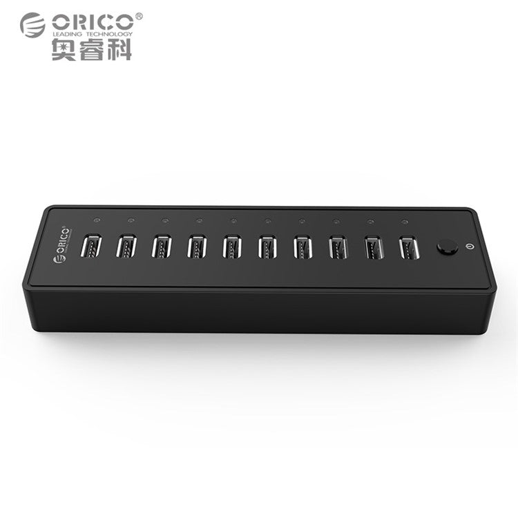 ORICO P10-U2 480Mbps High Speed Ten Ports USB2.0 Hub Adapter - EU Plug