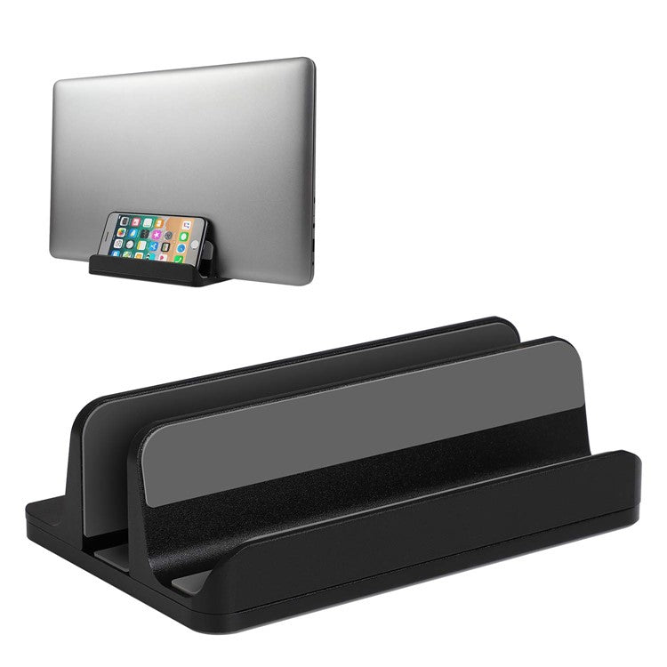 S09 Vertical Laptop Aluminum Bracket Base - Black