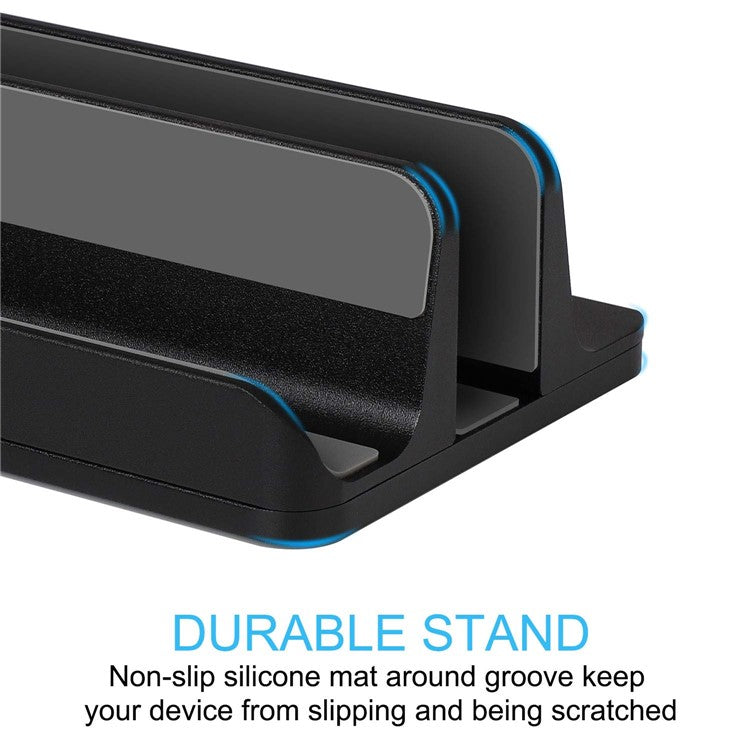 S09 Vertical Laptop Aluminum Bracket Base - Black