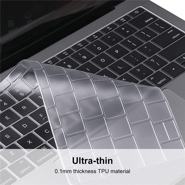ENKAY HAT PRINCE Ultra-thin TPU Keyboard Guard Film for MacBook 12-inch/Pro 13.3-inch A1708 without Touch Bar (2016 EU Version)