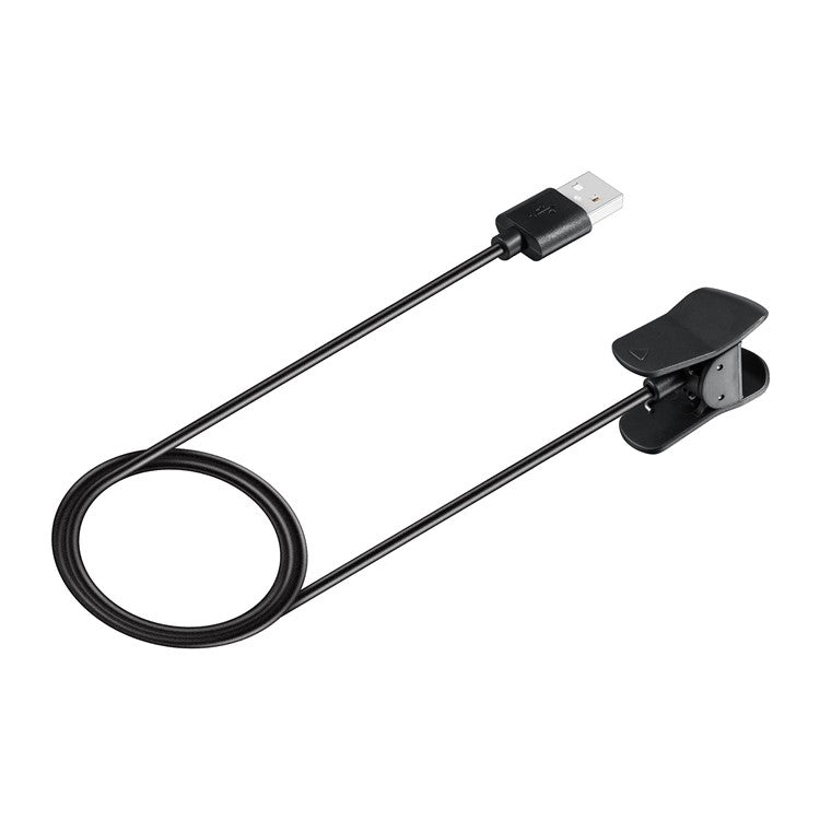 For Garmin Vivosmart 3 1m USB Charging Cable Cradle - Black