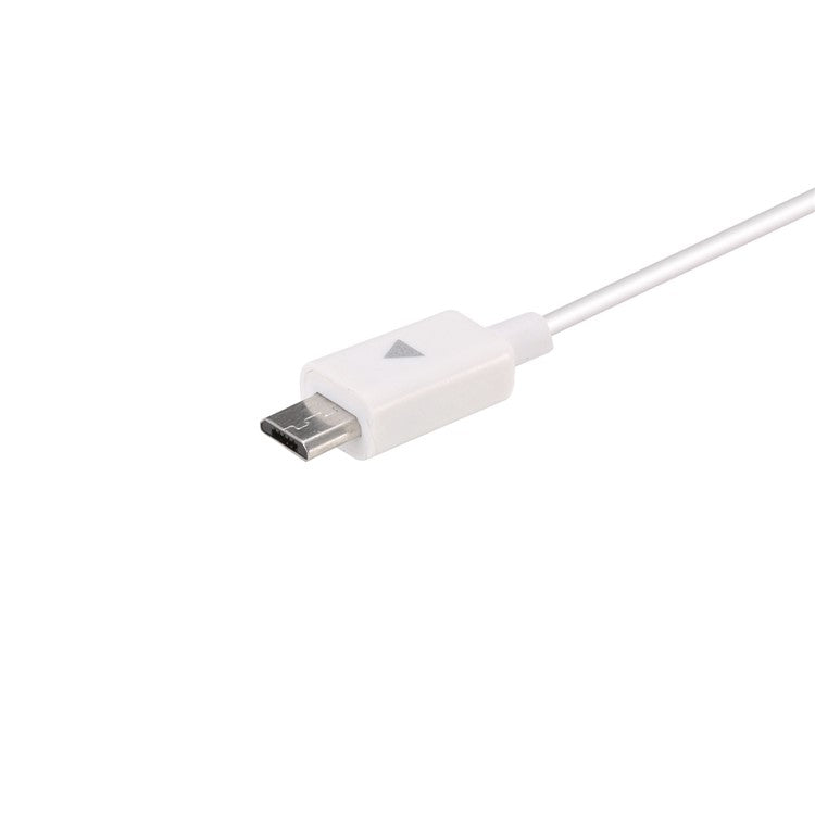2Pcs/Set Micro USB to Micro USB Battery Power Sharing Cable for Samsung Huawei LG - White