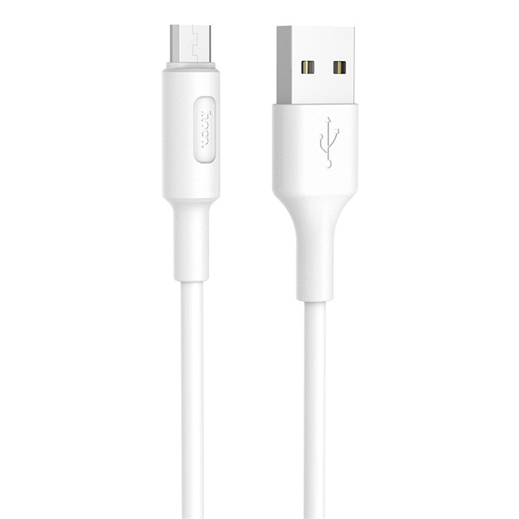 HOCO X25 1M Soarer Micro USB Data Sync Charging Cable - White