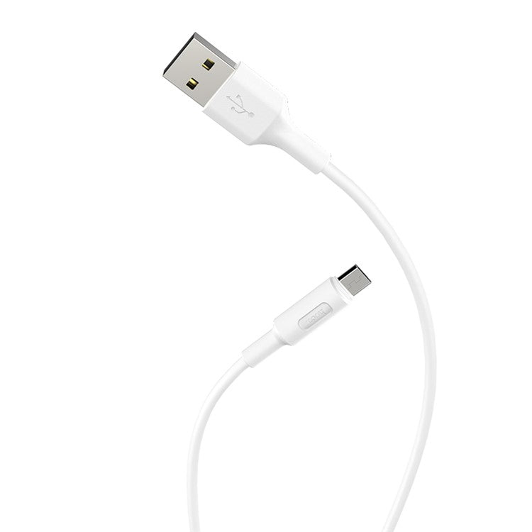 HOCO X25 1M Soarer Micro USB Data Sync Charging Cable - White