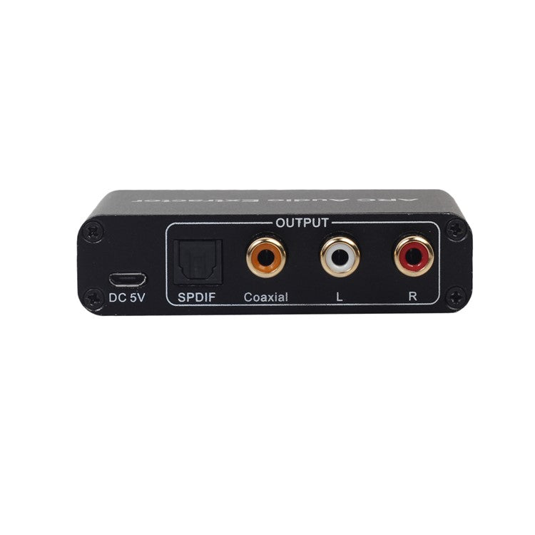 HDMI ARC Audio Extractor 3.5mm Stereo Fiber Coaxial Converter