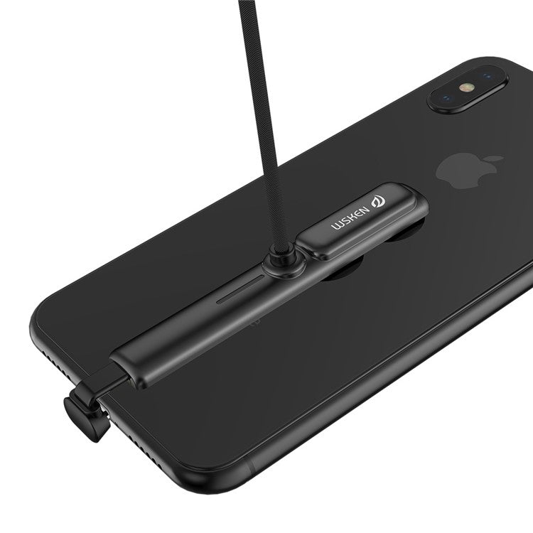 WSKEN Gaming2 Lightning 8Pin Data Charging Cord / 2m / 270-Degree L-shape / 2.1A - Black