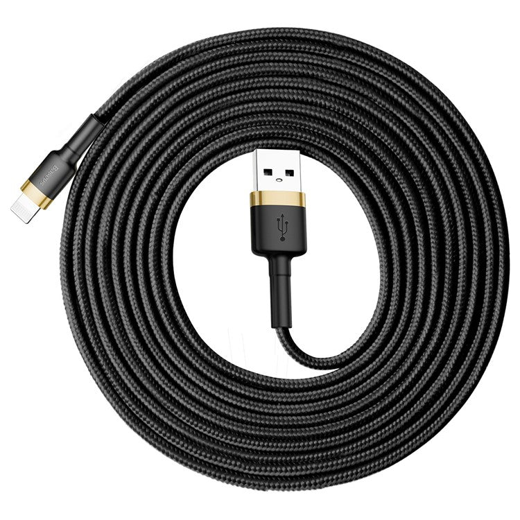 BASEUS KLF Series 3m 2A USB iP Charging Cable - Gold / Black