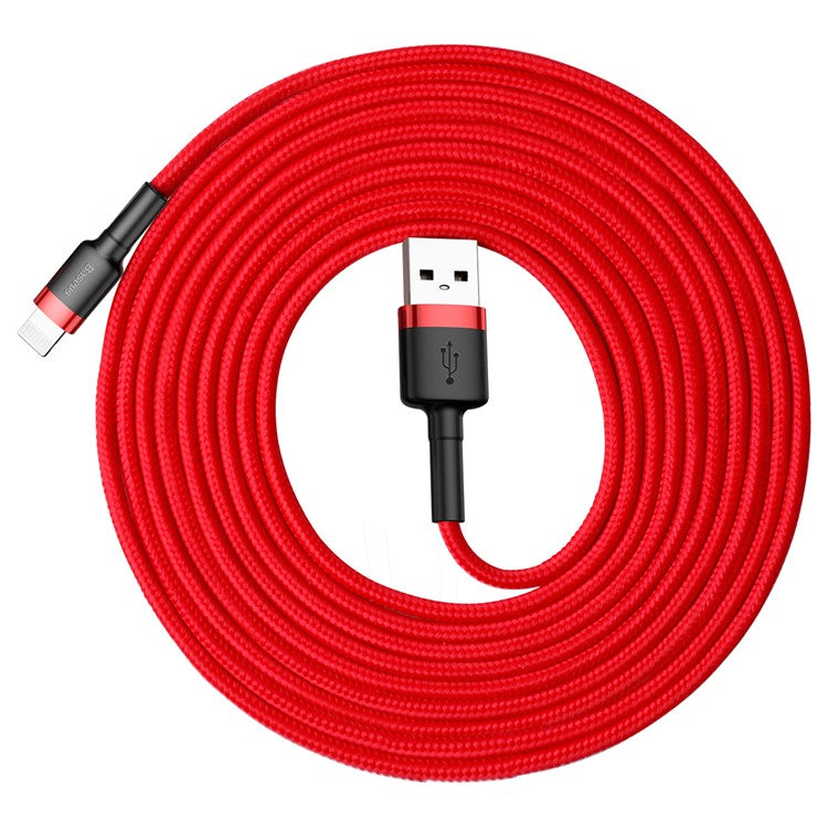 BASEUS KLF Series 3m 2A USB iP Charging Cable - Red