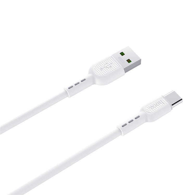 HOCO X33 5A 1M Type-C USB Data Sync Charger Cable for Samsung Huawei Xiaomi - White