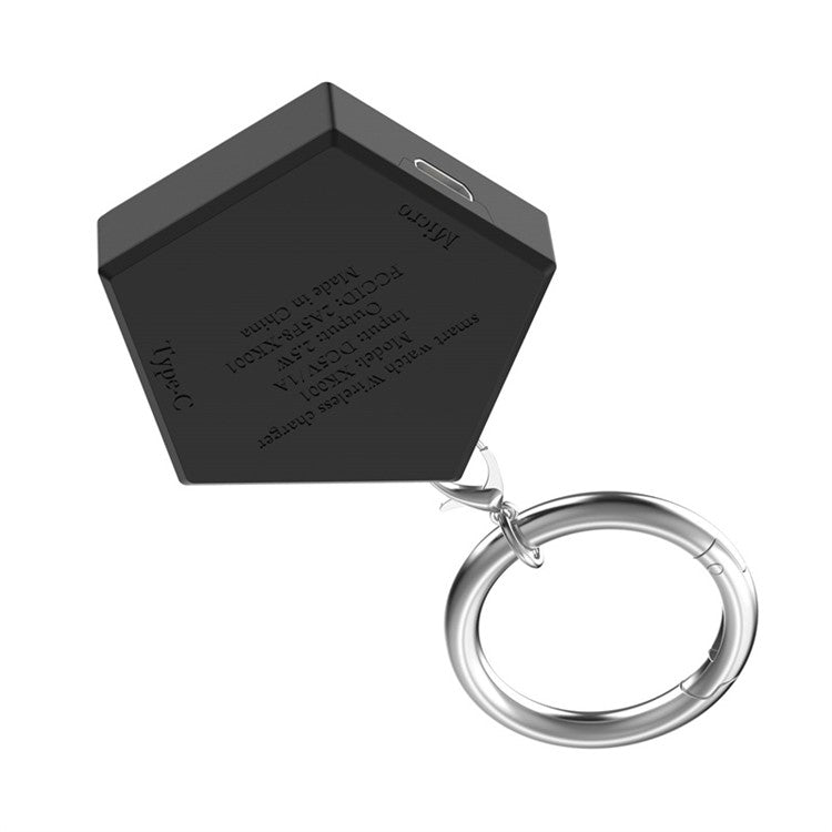 For Huawei Watch GT 3 Pro New / GT 3 / GT 2 Pro / Watch 3 / Watch Ultimate Portable Wireless Charger Smartwatch Charging Dock Cradle - Black