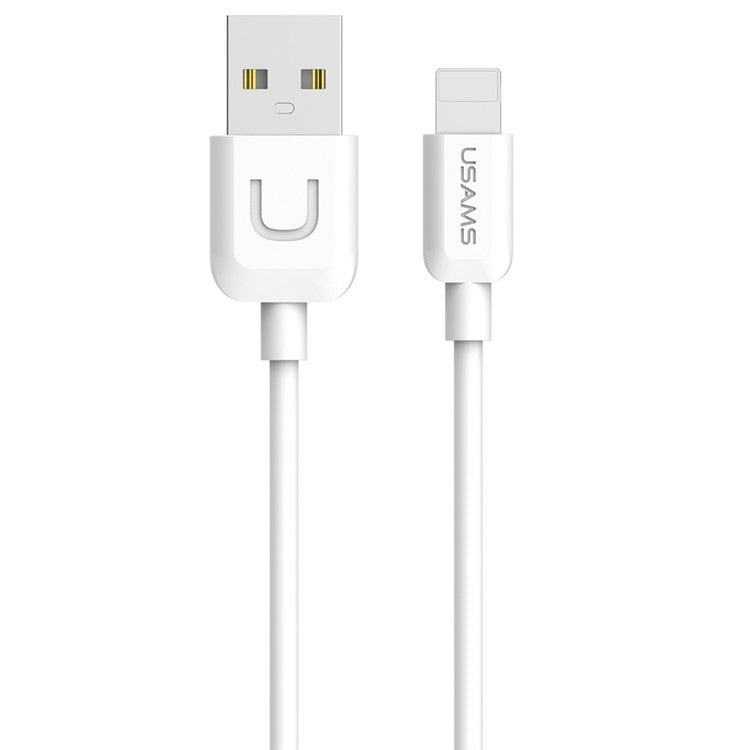 USAMS 1m Lightning 8Pin Data Charging Cord for iPhone iPad iPod - White